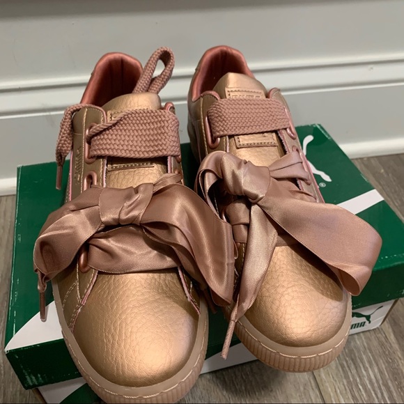 Puma x Fenty by Rihanna copper rose sneakers sz 8 - Picture 5 of 7